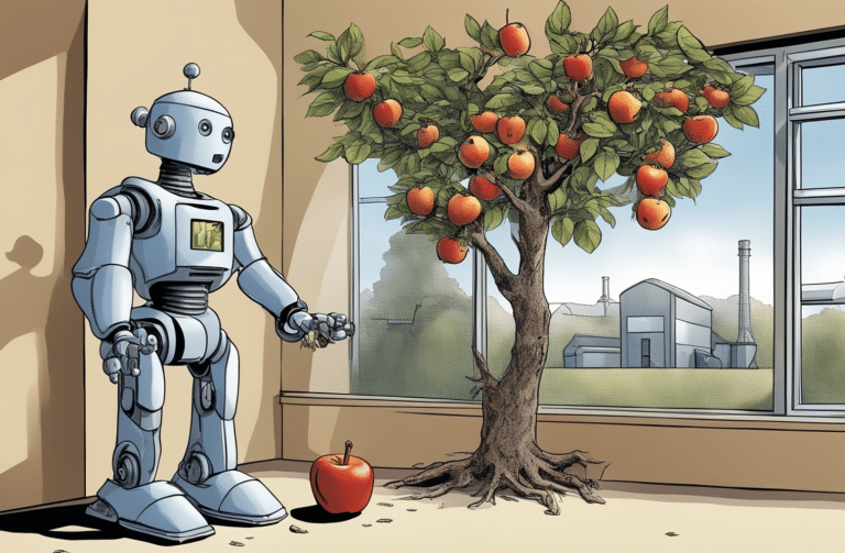 Robot Image for low hanging fruit in automation project engineering