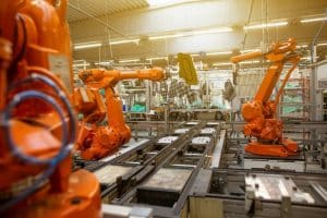 Robotic Arms in Factory