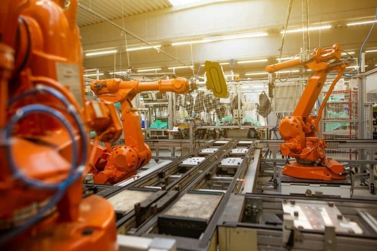 Robotic Arms in Factory