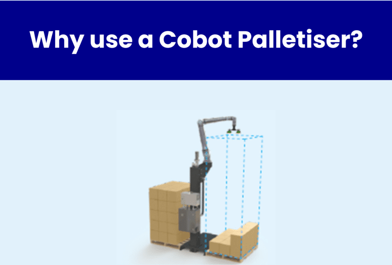 example picture of a cobot packing pallets (a palletiser)